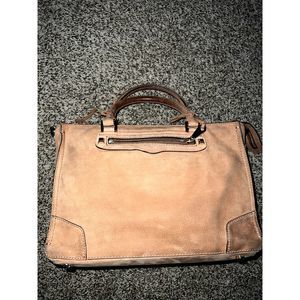 Rebecca Minkoff Regan Tan Suede Satchel